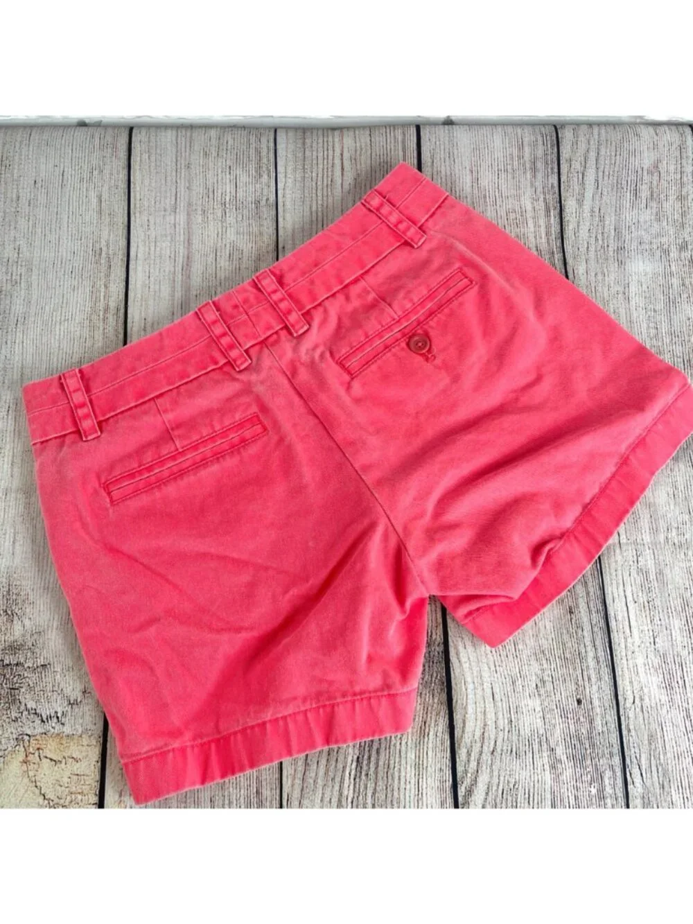 J.Crew Chino Shorts Neon Coral Size 00